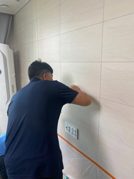 타일 시공 현장 실습